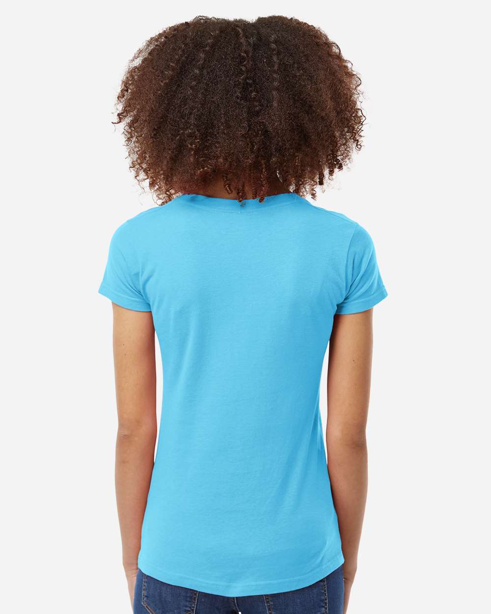 Women's Fine Jersey V-Neck T-Shirt | 214
