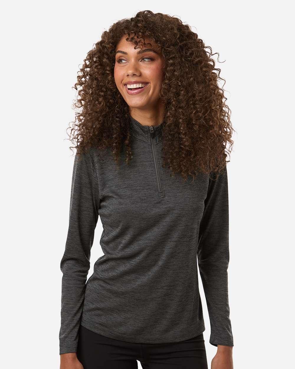 Women's Pro-Lock Performance Mélange Quarter-Zip Pullover | 4HM70L