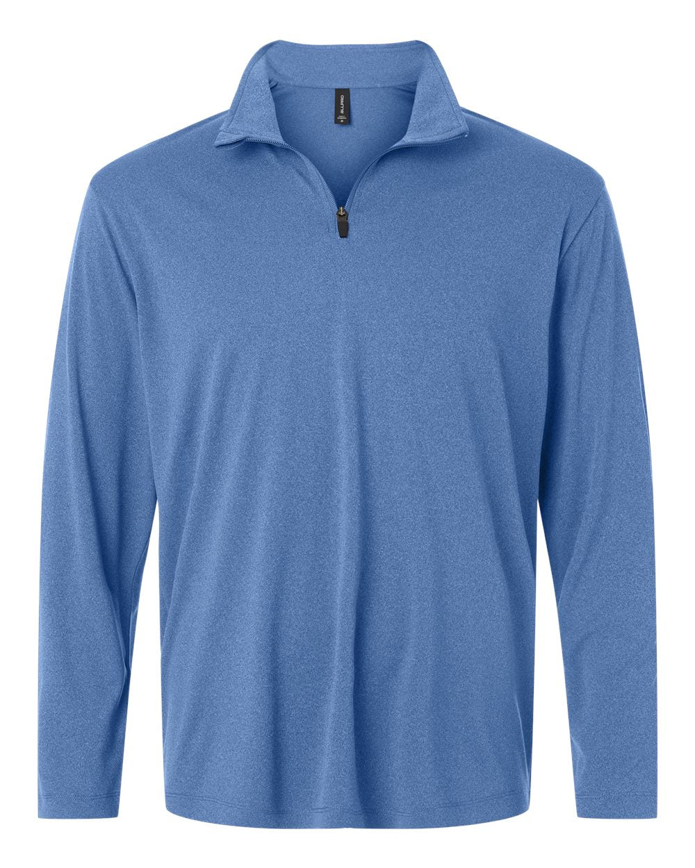 AllPro 41870 Men's Pro-Lock Performance Quarter-Zip Pullover - Heather Royal