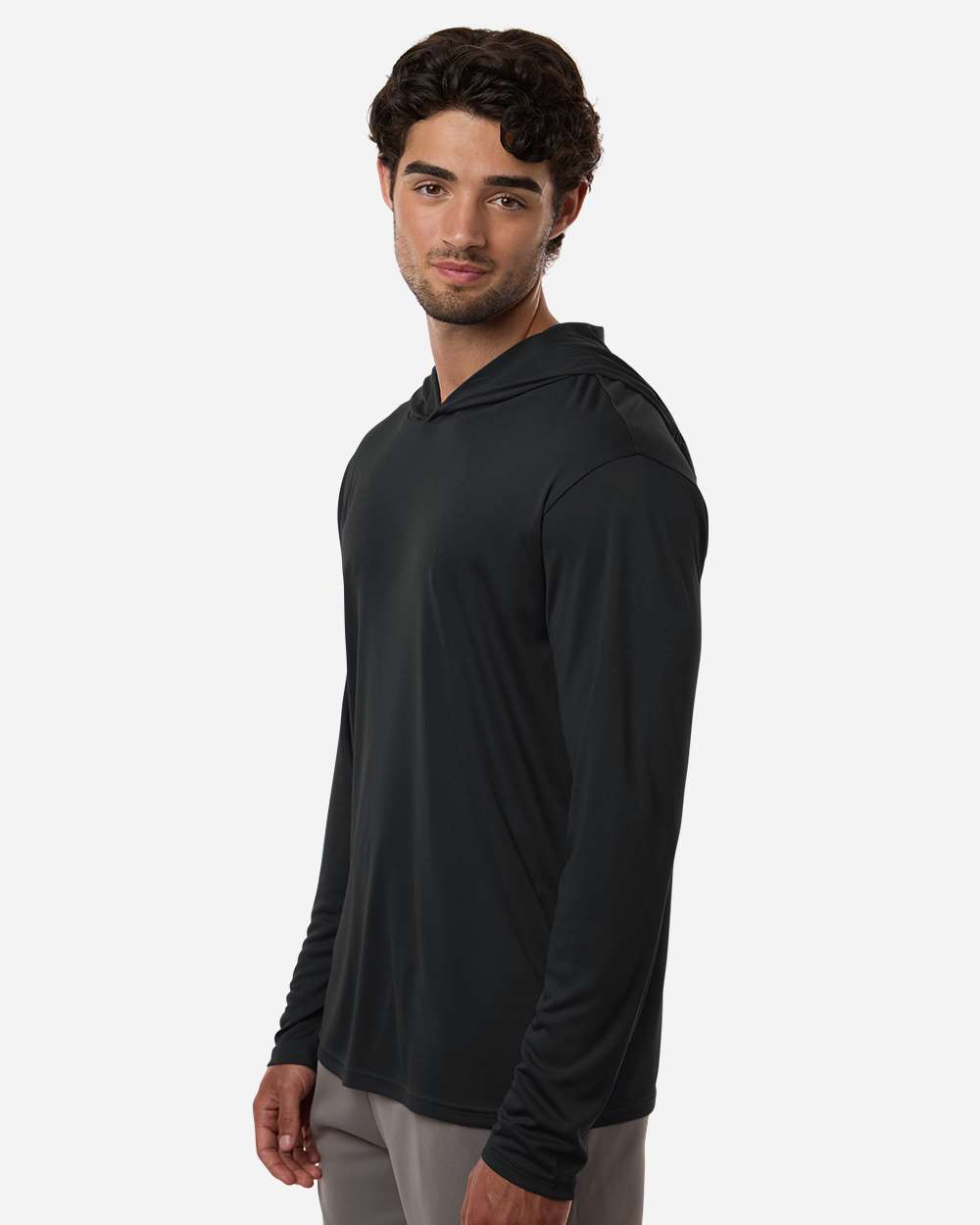 Unisex Pro-Lock Performance Hooded Long Sleeve T-Shirt | 48510