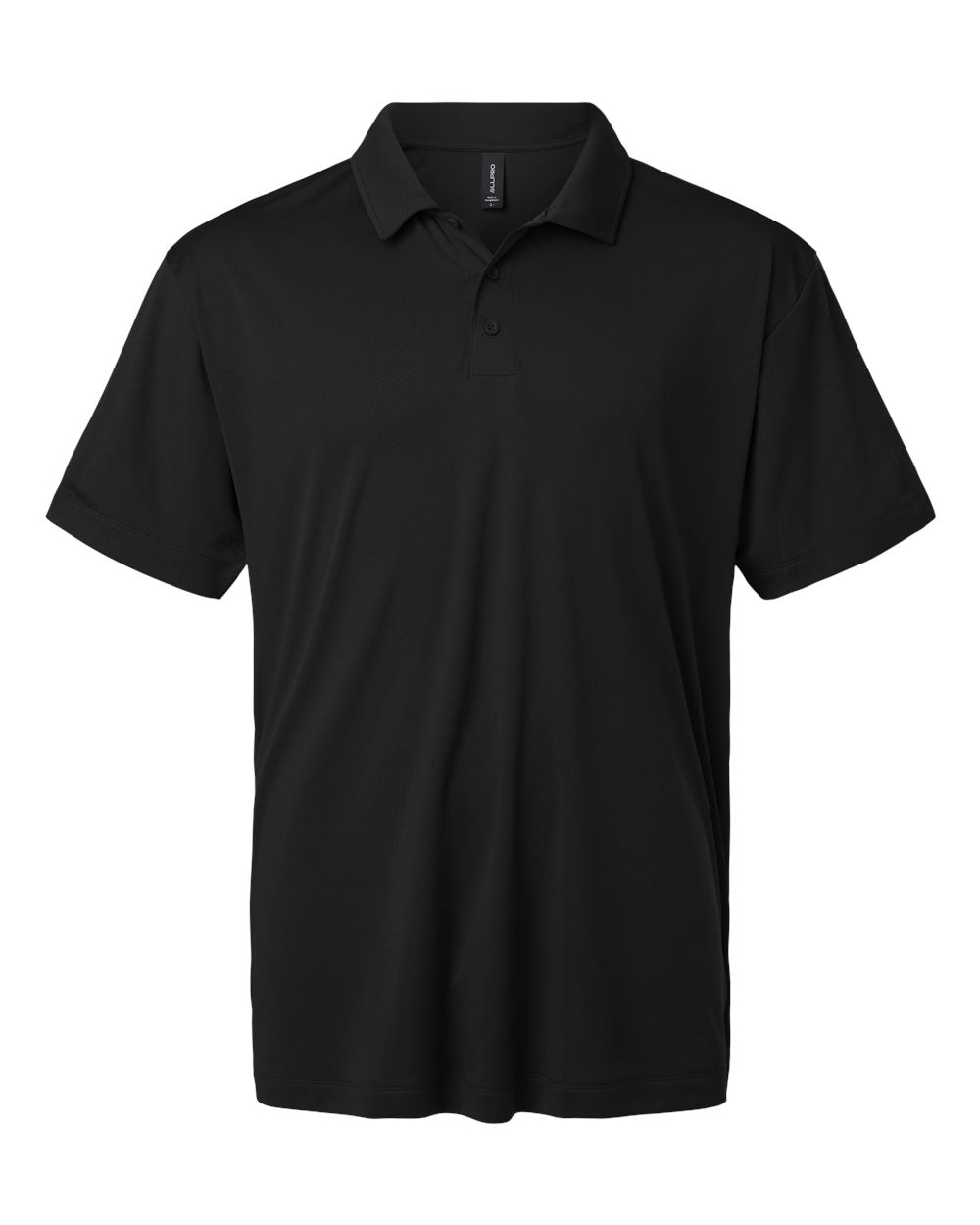 AllPro 41800T Men's Tall Pro-Lock Performance Polo - Black