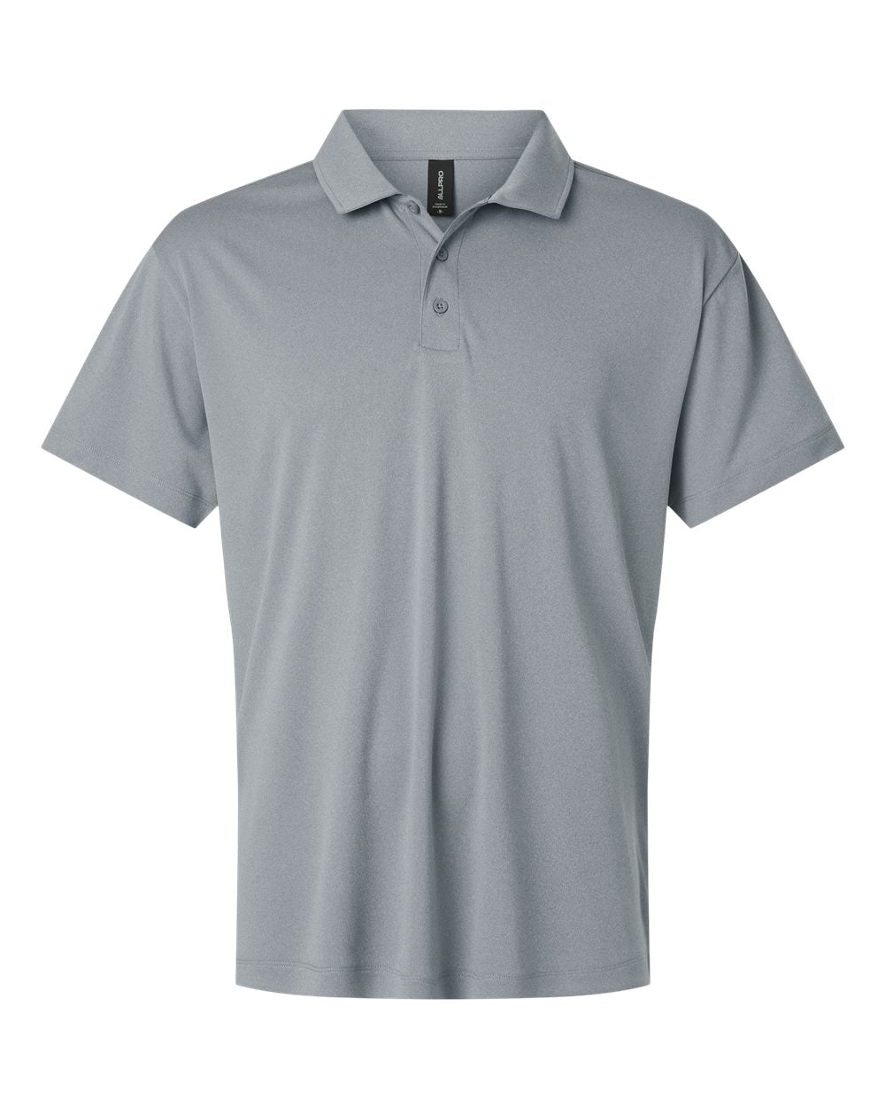 AllPro 41800T Men's Tall Pro-Lock Performance Polo - Heather Steel