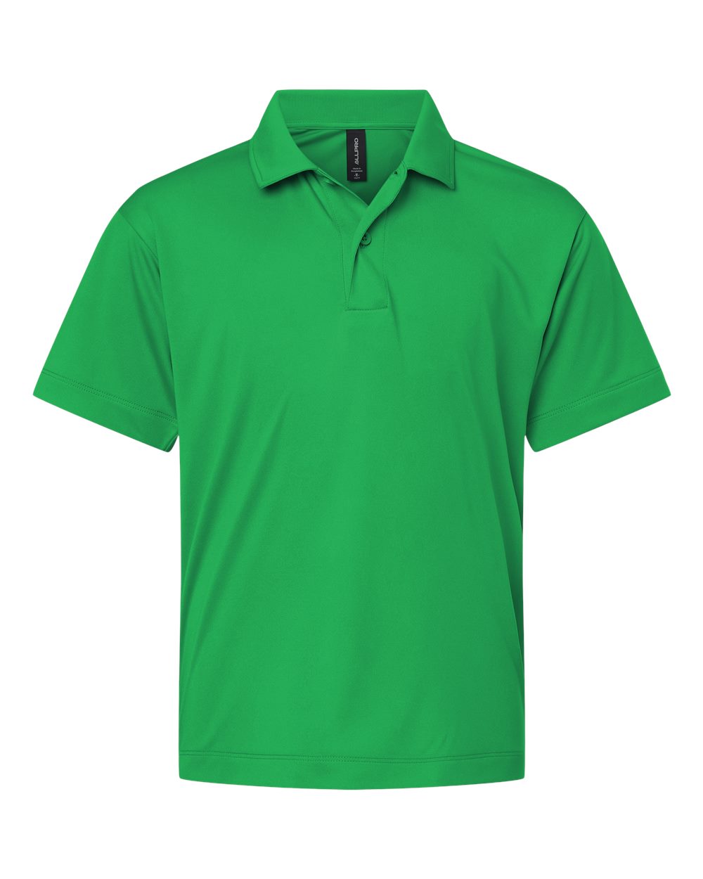 AllPro 41800Y Youth Pro-Lock Performance Polo - Kelly Green