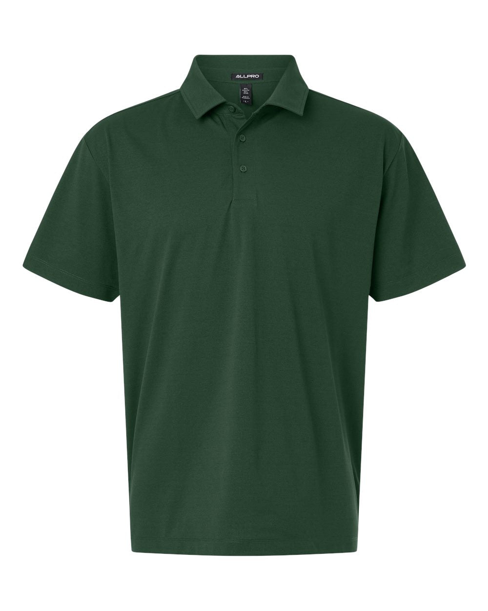 AllPro 41SP0 Men's Pro-Flex Sorona Polo - Forest Green