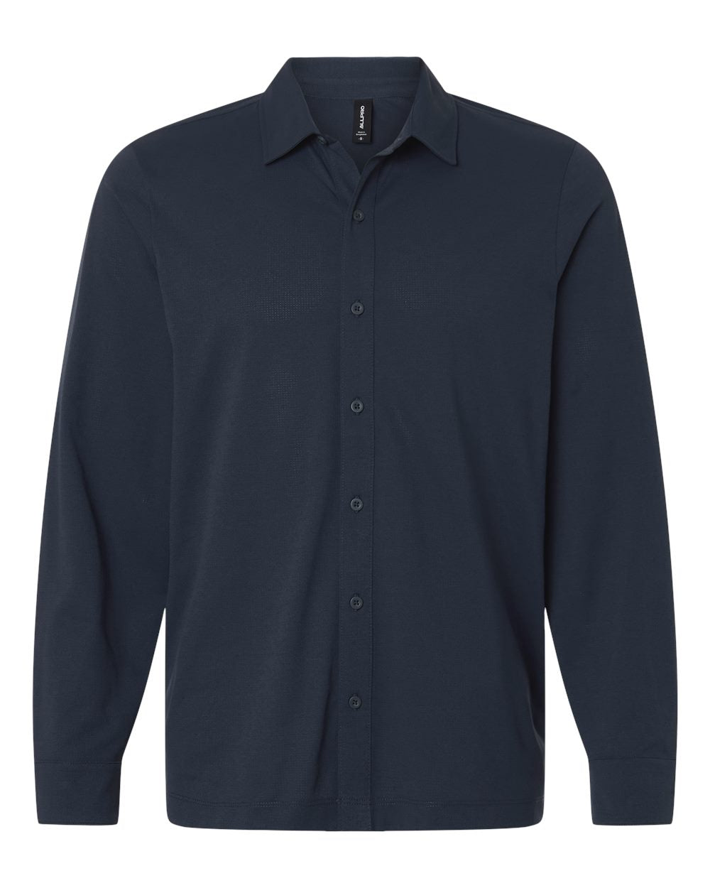 AllPro 41SPLS Men's Pro-Flex Sorona Button Down Shirt - Navy