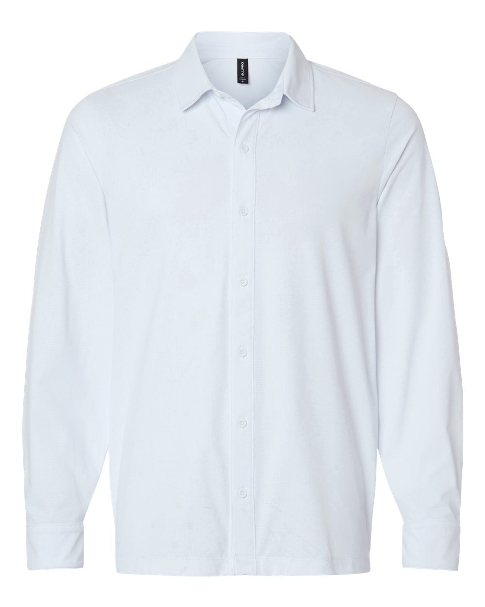 AllPro 41SPLS Men's Pro-Flex Sorona Button Down Shirt - White