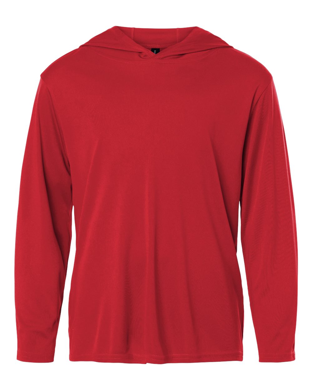 AllPro 48510Y Youth Pro-Lock Performance Hooded Long Sleeve T-Shirt - Red