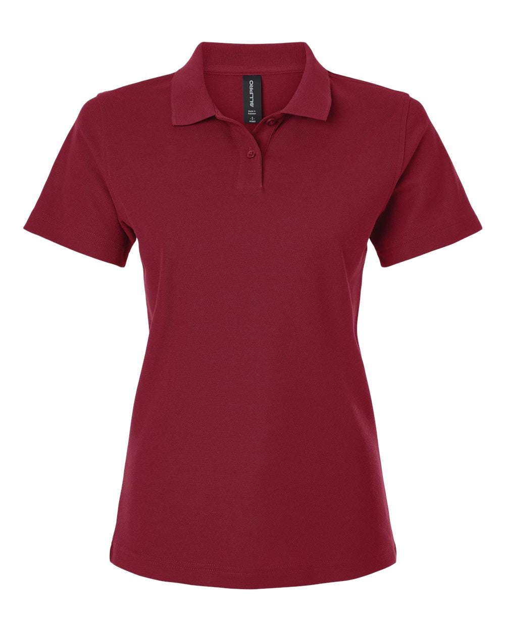 AllPro 62800L Women's Pique Polo - Cardinal