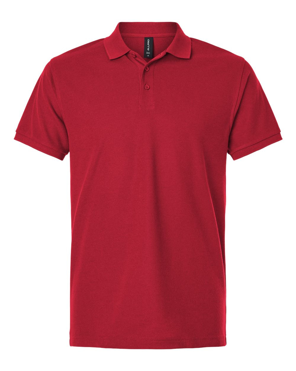 AllPro 62800T Men's Tall Pique Polo - Red