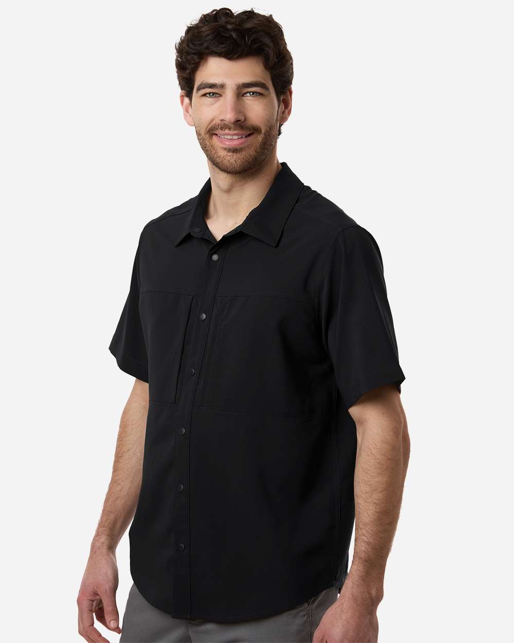 Men's UltraUVP Shoreline Short Sleeve Staff Shirt | CE520