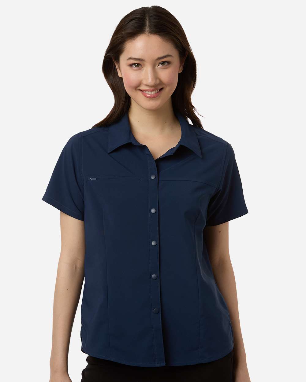 Women's UltraUVP Shoreline Short Sleeve Staff Shirt | CE520W