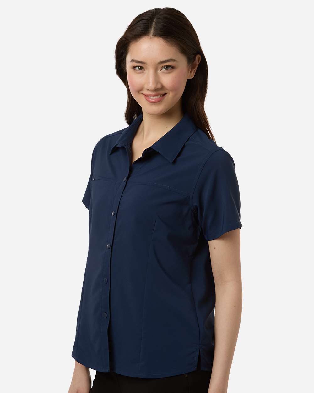 Women's UltraUVP Shoreline Short Sleeve Staff Shirt | CE520W