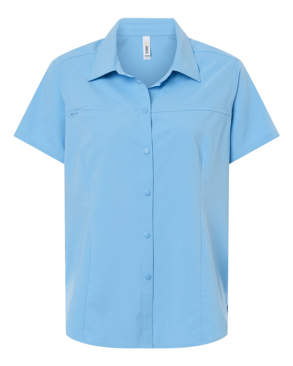 Women's UltraUVP Shoreline Short Sleeve Staff Shirt | CE520W