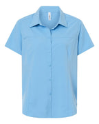 Women's UltraUVP Shoreline Short Sleeve Staff Shirt | CE520W