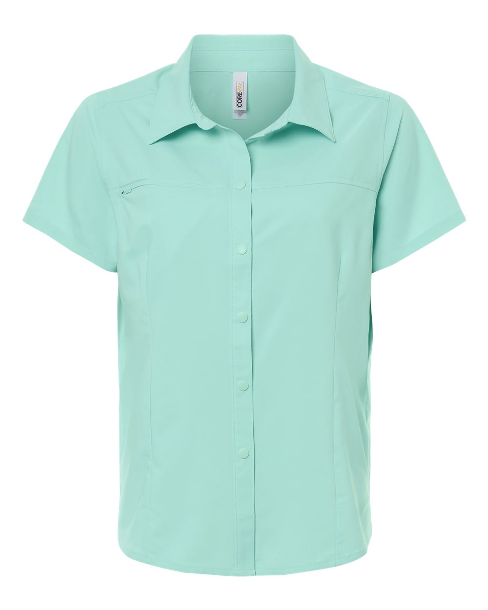 Women's UltraUVP Shoreline Short Sleeve Staff Shirt | CE520W