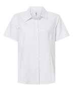 Women's UltraUVP Shoreline Short Sleeve Staff Shirt | CE520W