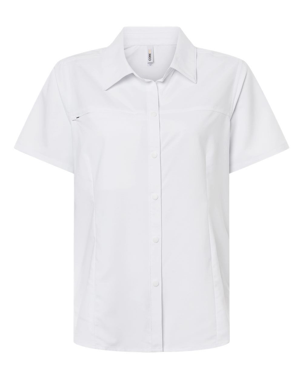 Women's UltraUVP Shoreline Short Sleeve Staff Shirt | CE520W