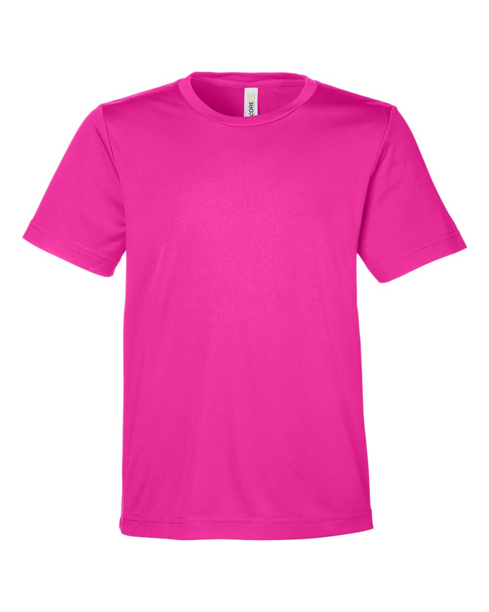 CORE365 CE10Y Youth Capital Performance T-Shirt - Bright Magenta