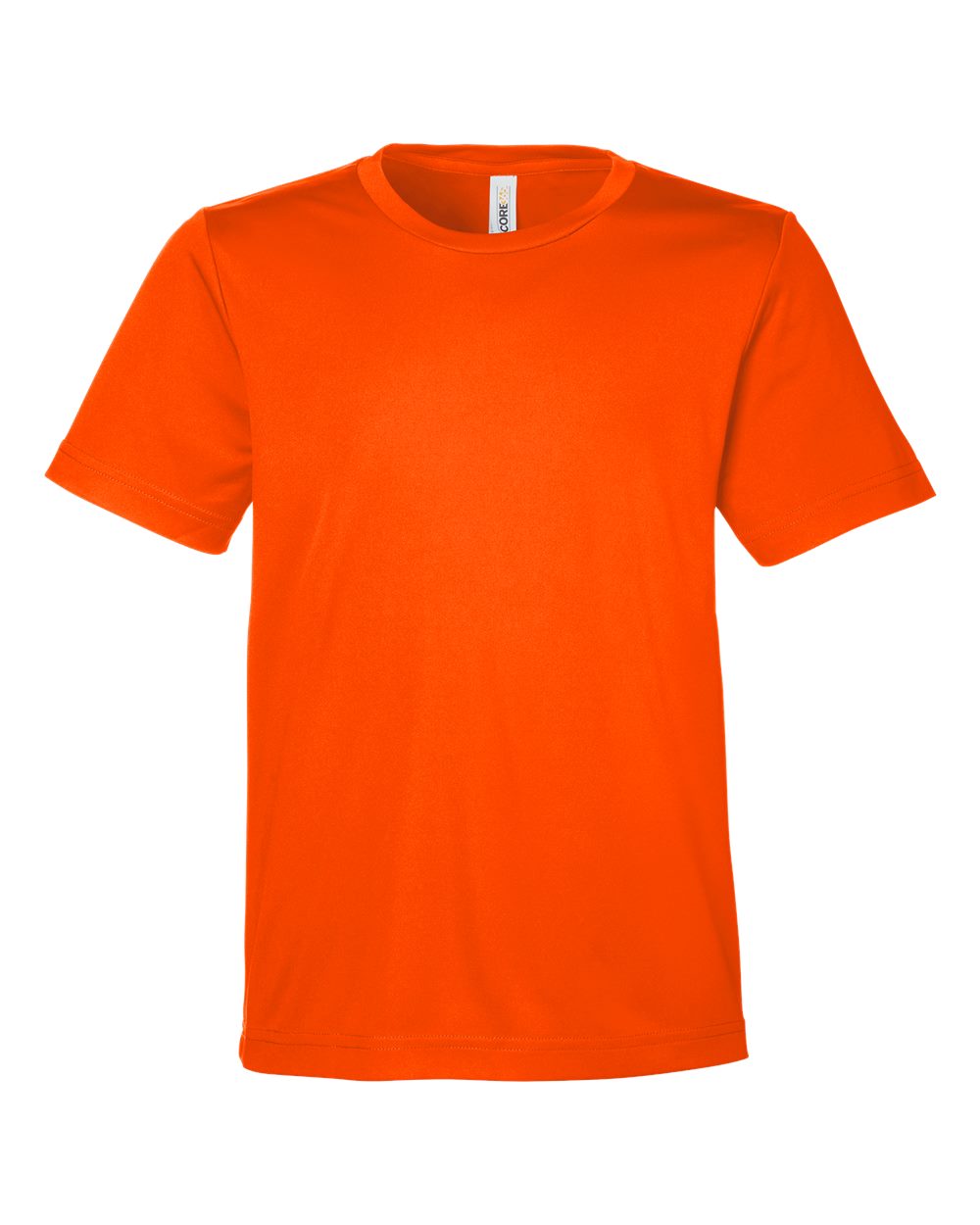 CORE365 CE10Y Youth Capital Performance T-Shirt - Safety Orange