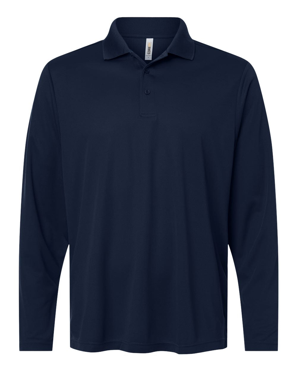 CORE365 CE108L Men's Nova Performance Long Sleeve Pique Polo - Classic Navy