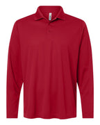 Men's Nova Performance Long Sleeve Pique Polo | CE108L