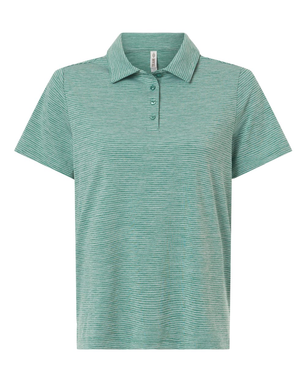 Women's Relay Heathered Stripe Polo | TT125W