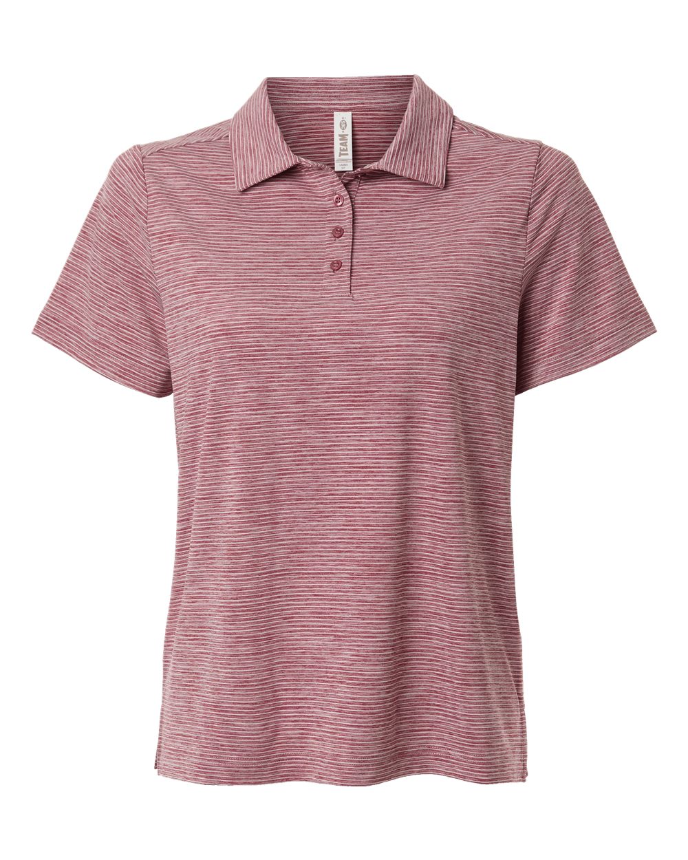 Women's Relay Heathered Stripe Polo | TT125W
