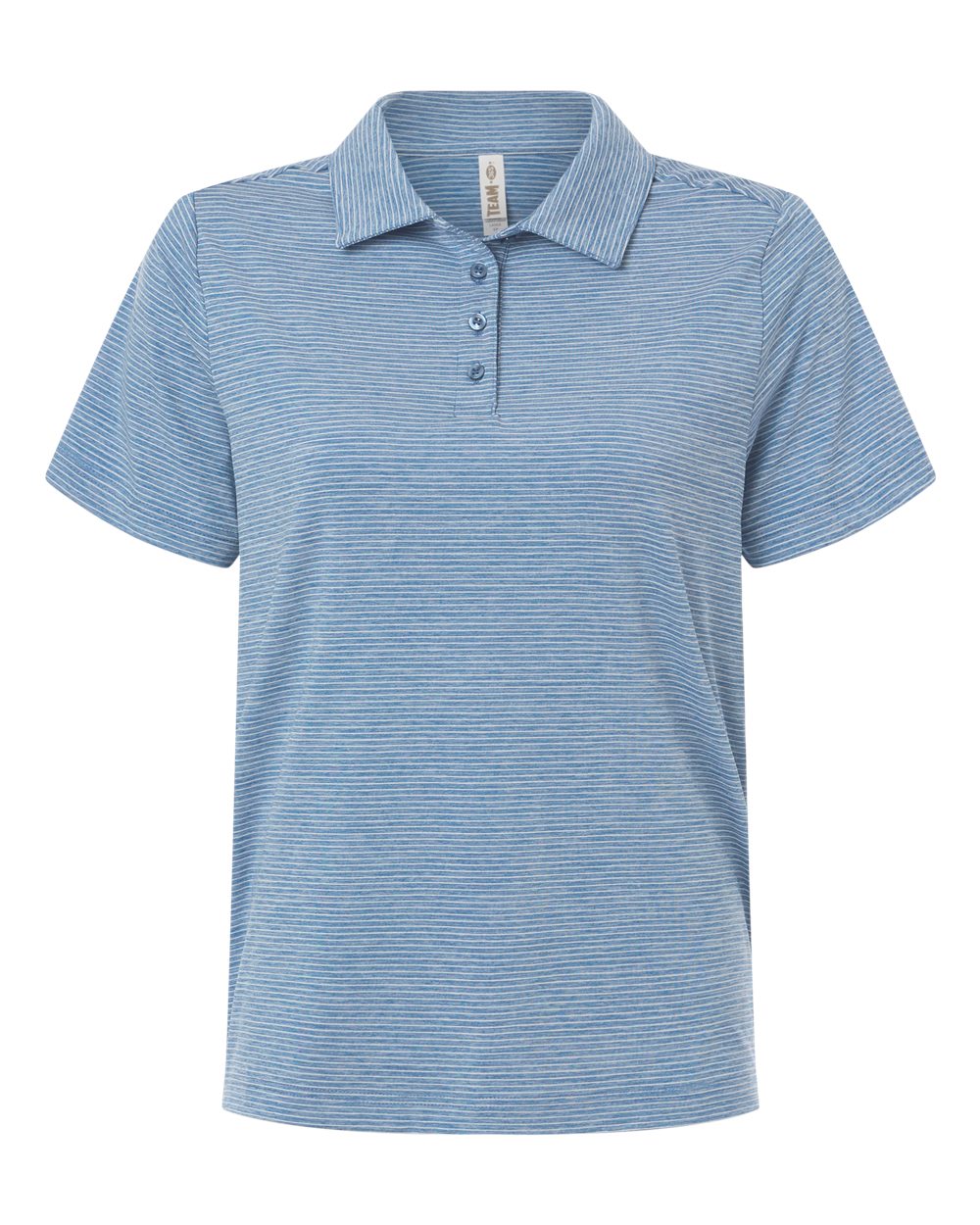 Women's Relay Heathered Stripe Polo | TT125W