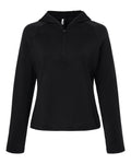 Sudadera con capucha y cremallera de cuarto para mujer Qualify | TT200W