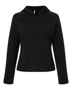 Sudadera con capucha y cremallera de cuarto para mujer Qualify | TT200W