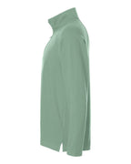 Sudadera para hombre Seaton con cremallera de cuarto y textura de guijarro | DG402