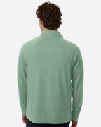 Sudadera para hombre Seaton con cremallera de cuarto y textura de guijarro | DG402