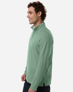 Sudadera para hombre Seaton con cremallera de cuarto y textura de guijarro | DG402