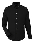 Devon & Jones DG505 Men's CrownLux Performance Spencer Poplin Dress Shirt - Black