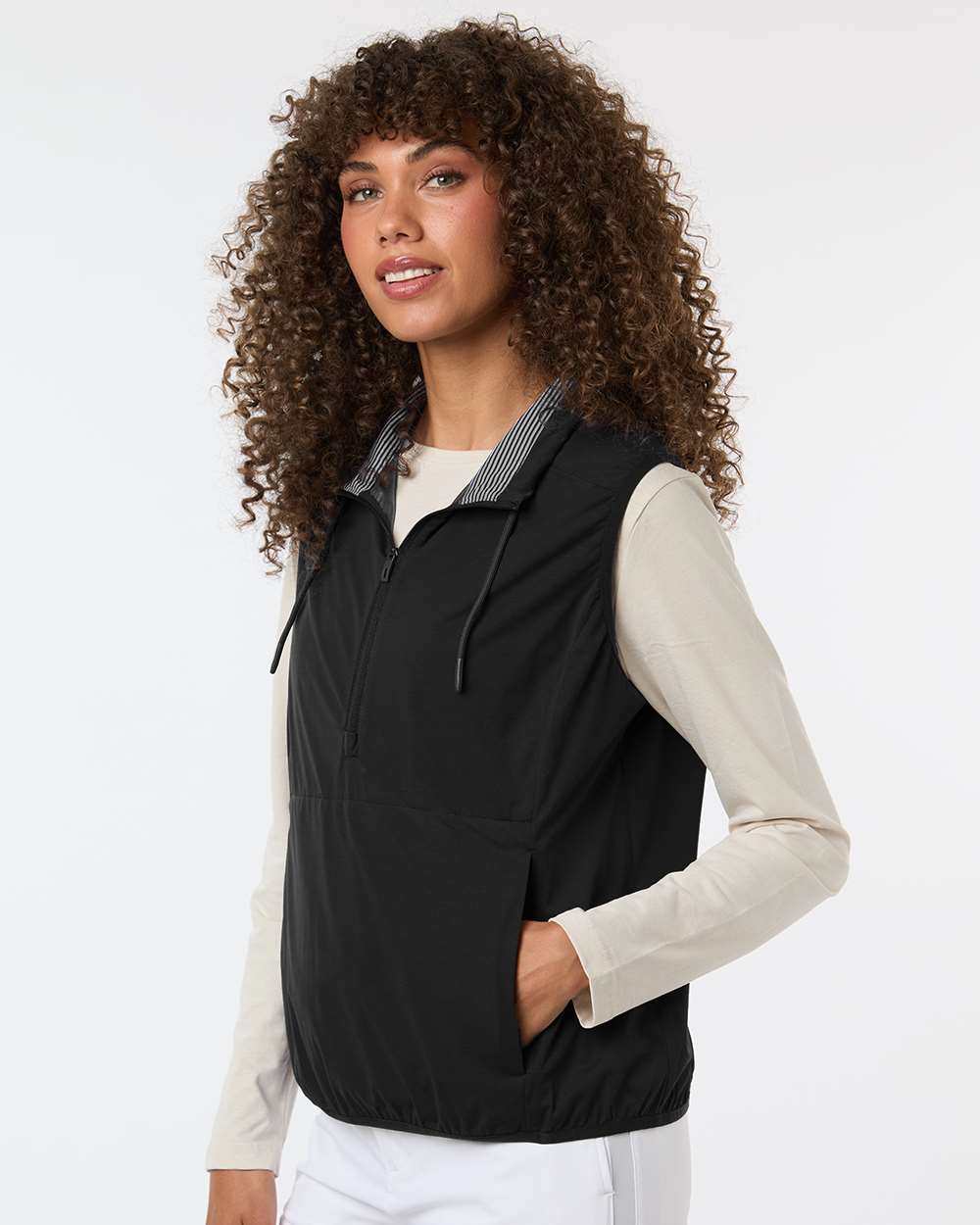 Women's Network Lightweight Quarter-Zip Vest | NE76W