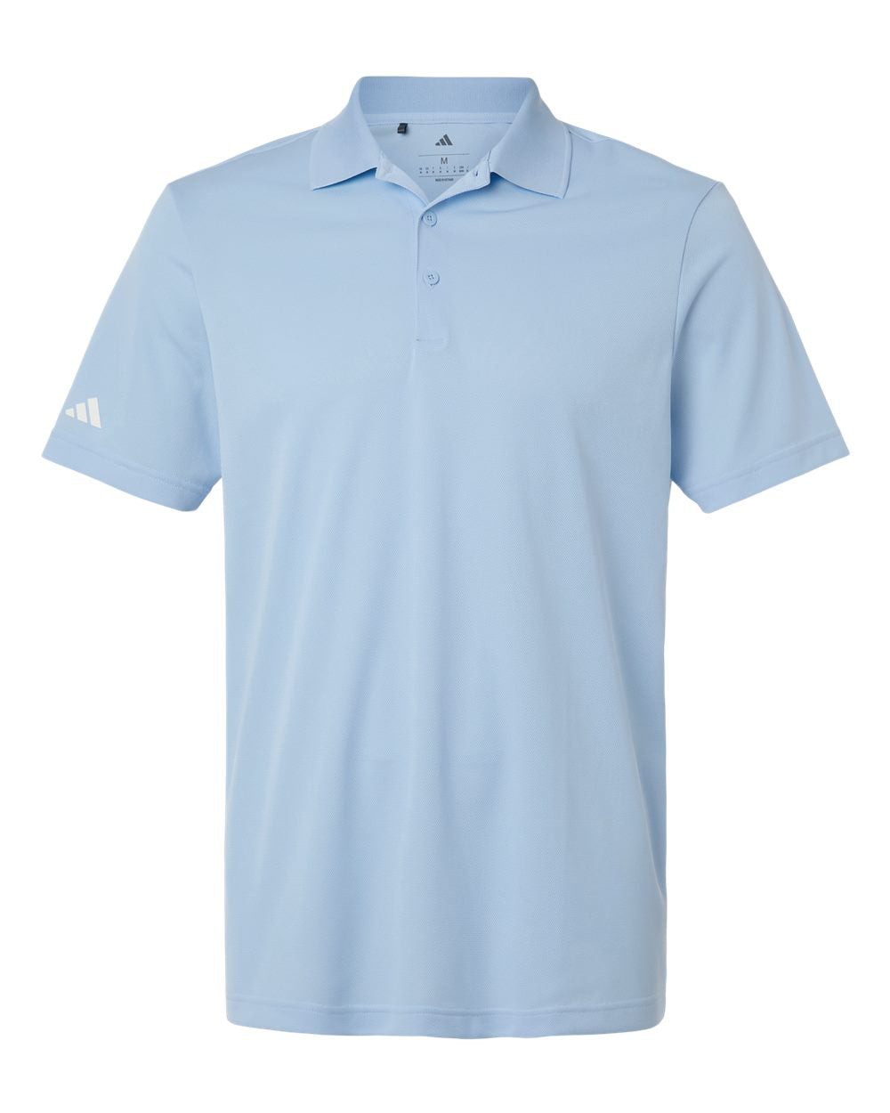 Adidas A430 Men's Performance Piqué Polo - Glow Blue