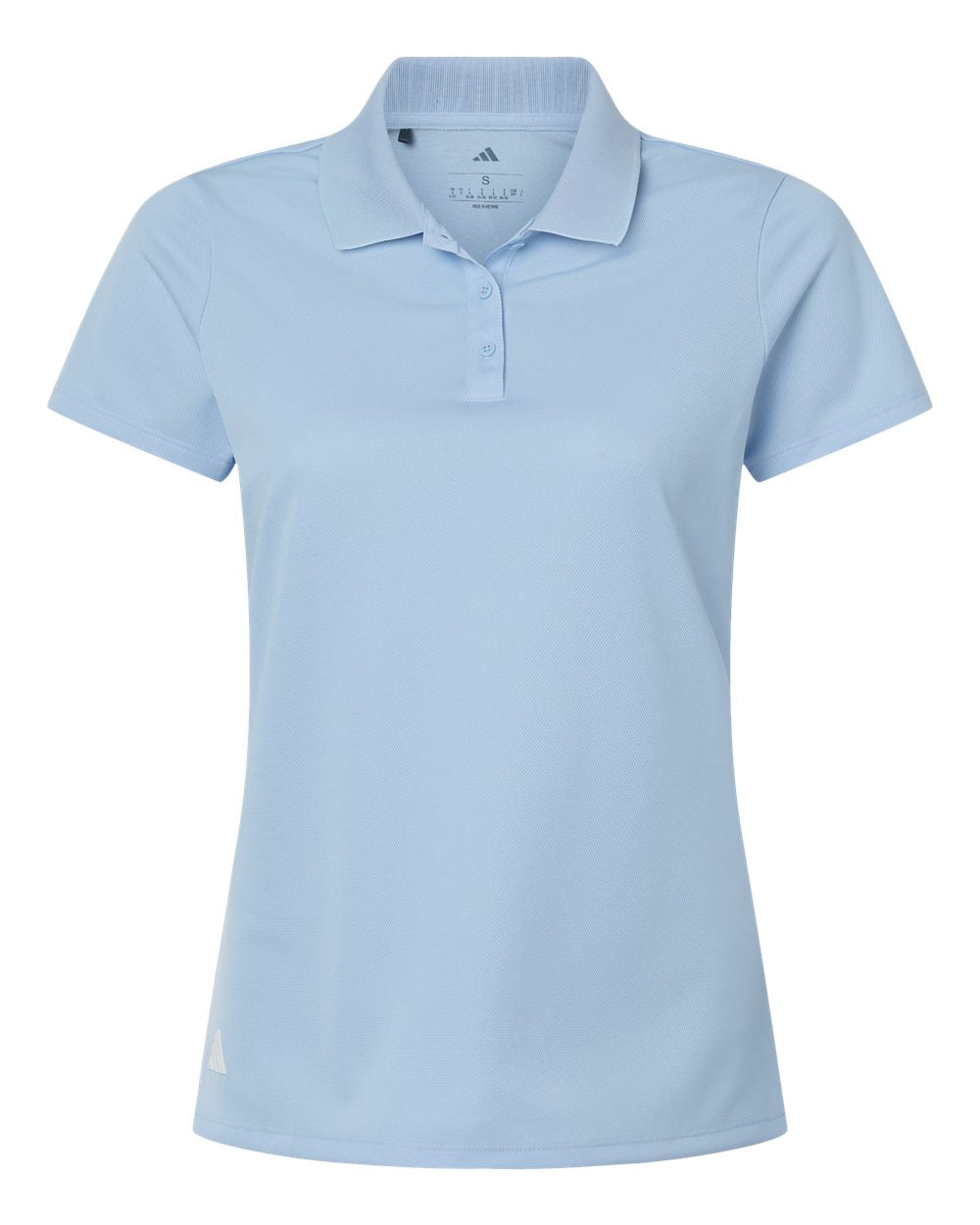 Adidas A431 Women's Performance Piqué Polo - Glow Blue