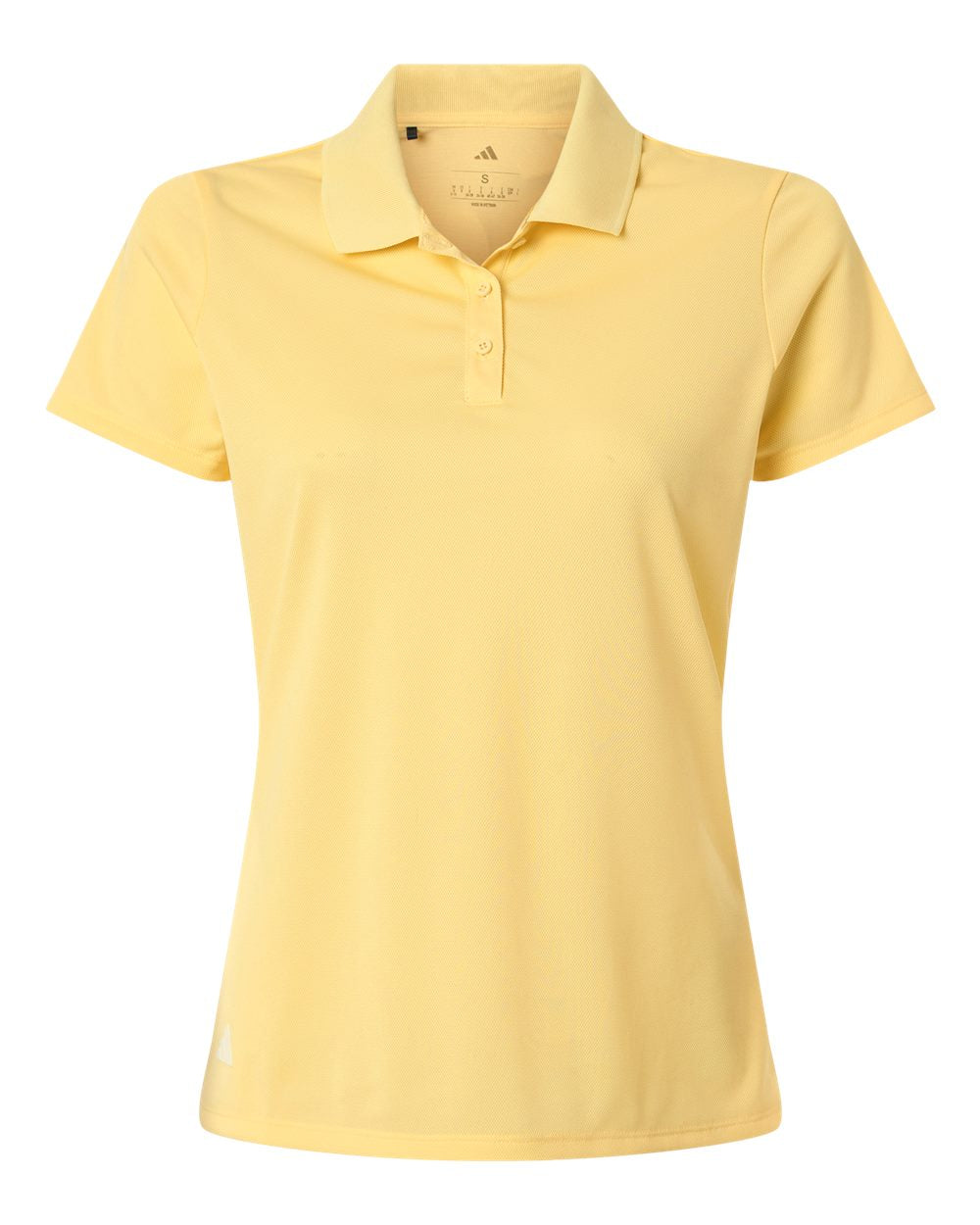 Adidas A431 Women's Performance Piqué Polo - Almost Yellow