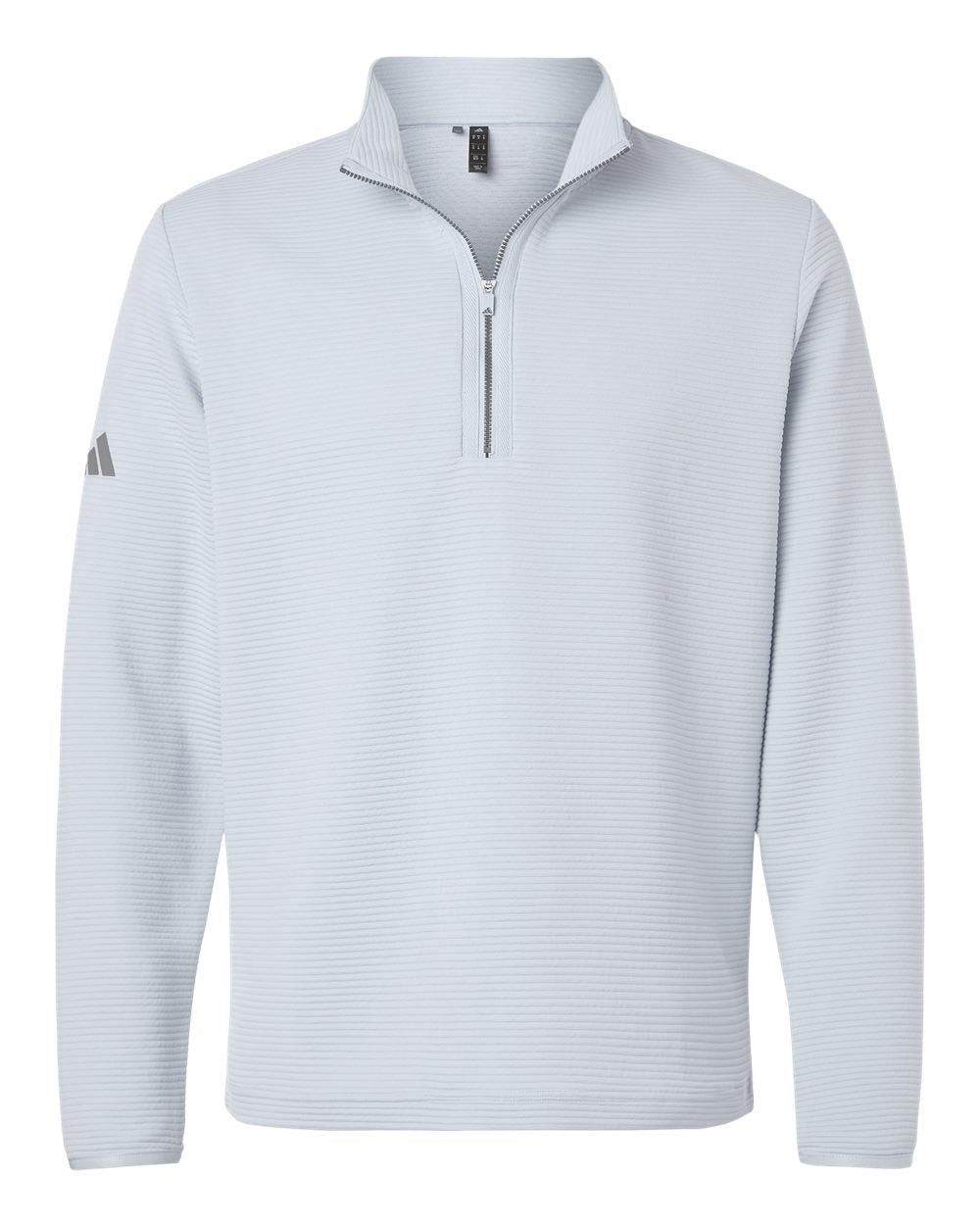 Adidas A588 Men's Spacer Quarter-Zip Pullover - Halo Blue