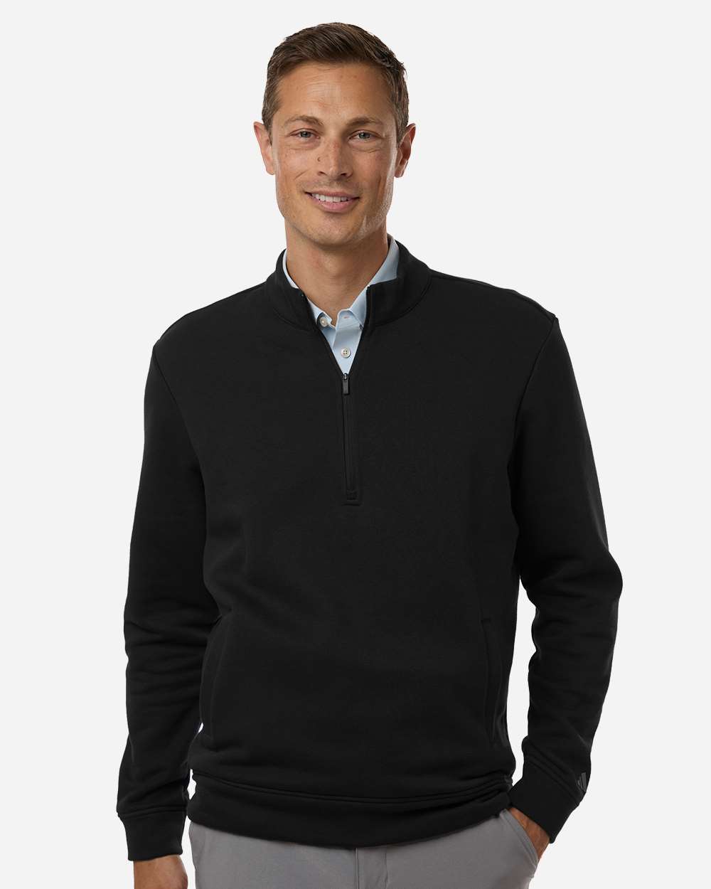 Men's Elevated Fleece Quarter-Zip Pullover | A721