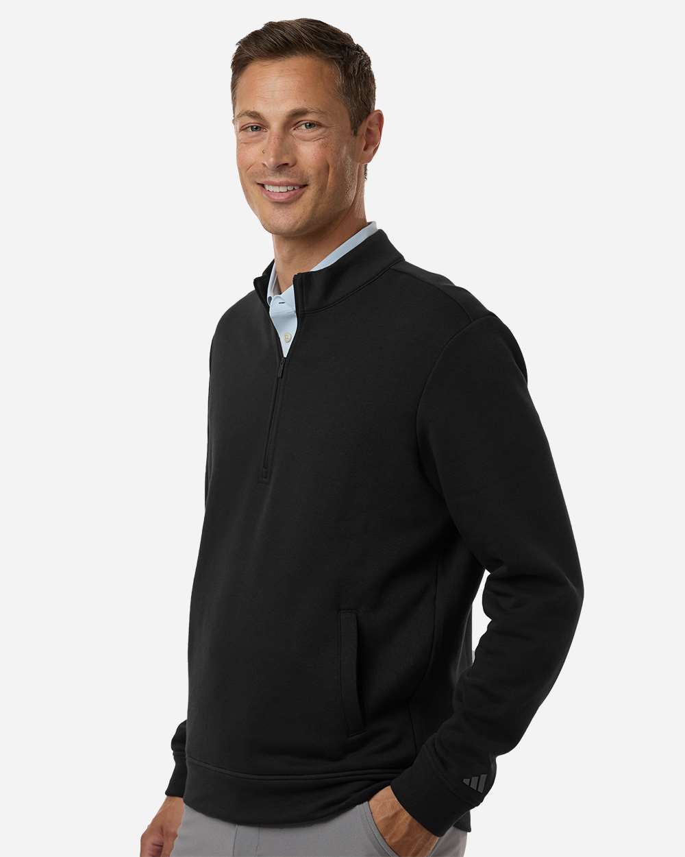 Men's Elevated Fleece Quarter-Zip Pullover | A721