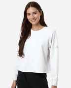 Women's Beyond Side-Snap Crewneck Sweatshirt | A1014