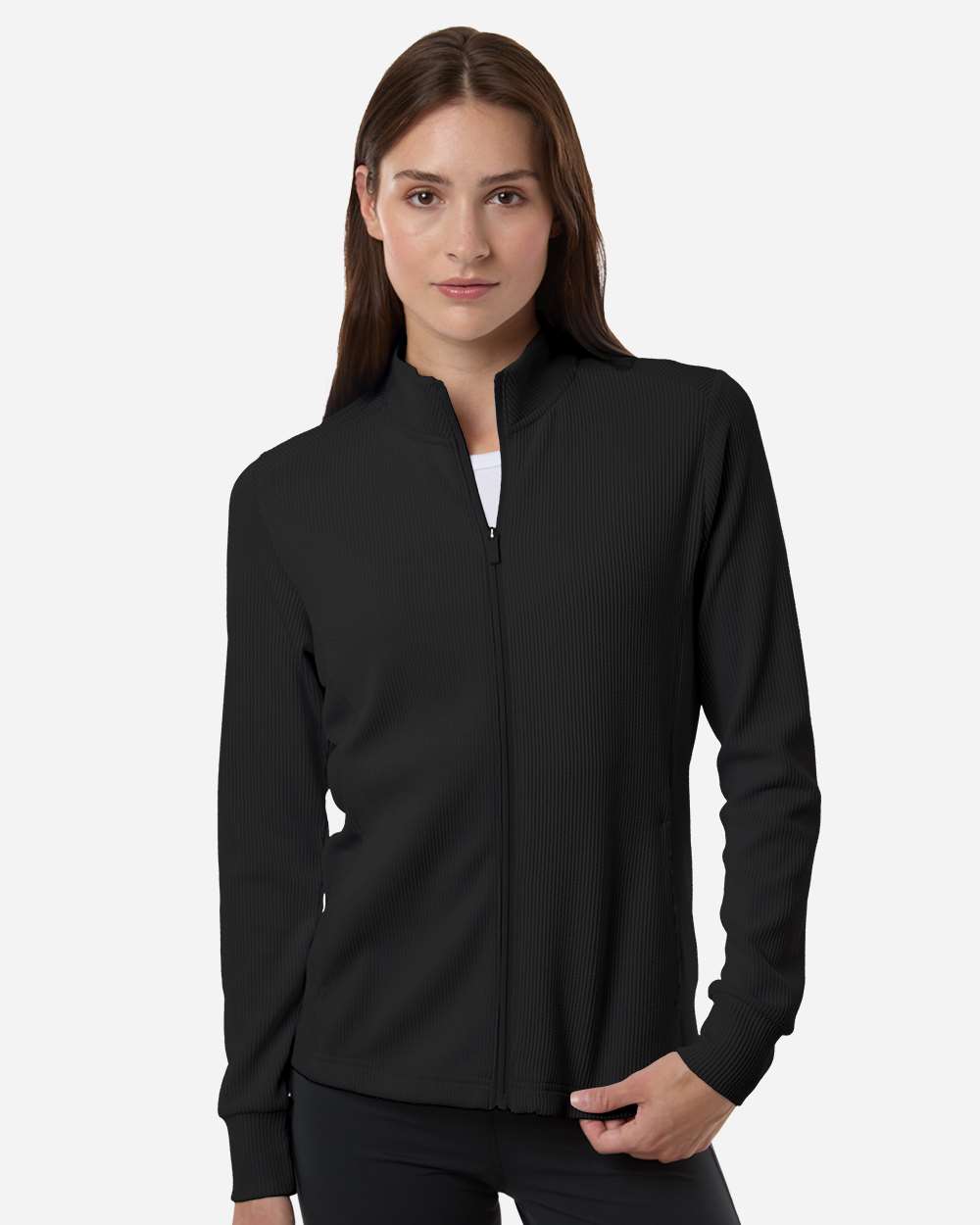 Women's Performance Textured Full-Zip Jacket | A1015