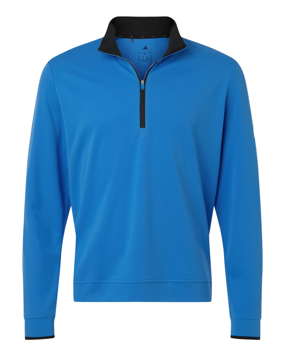 Adidas A2002 Men's Performance Lightweight Quarter-Zip Pullover - Lucid Ray Blue