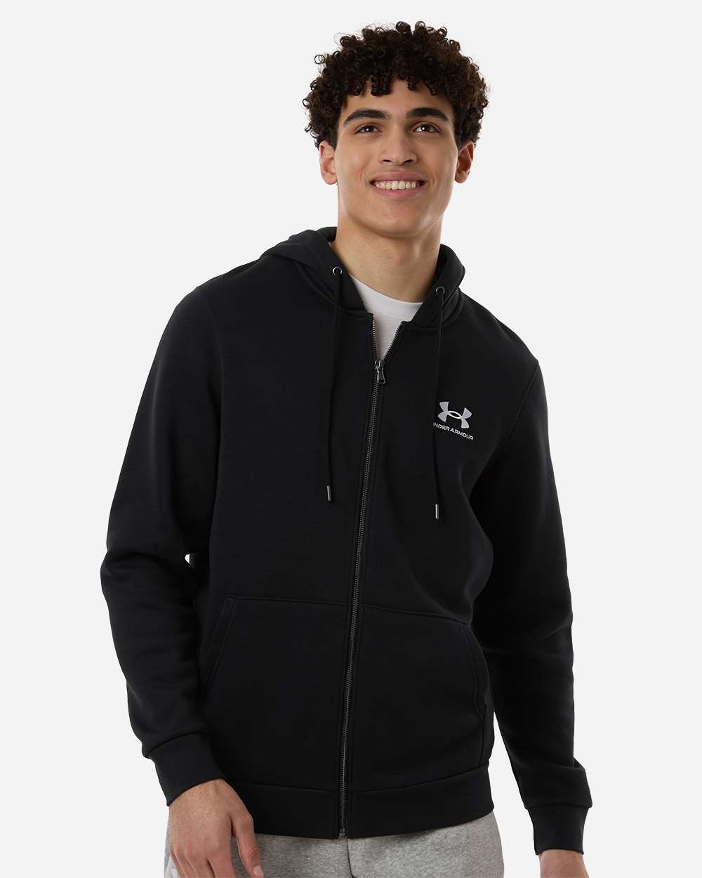 Sudadera con capucha y cremallera completa Icon para hombre | 1373881