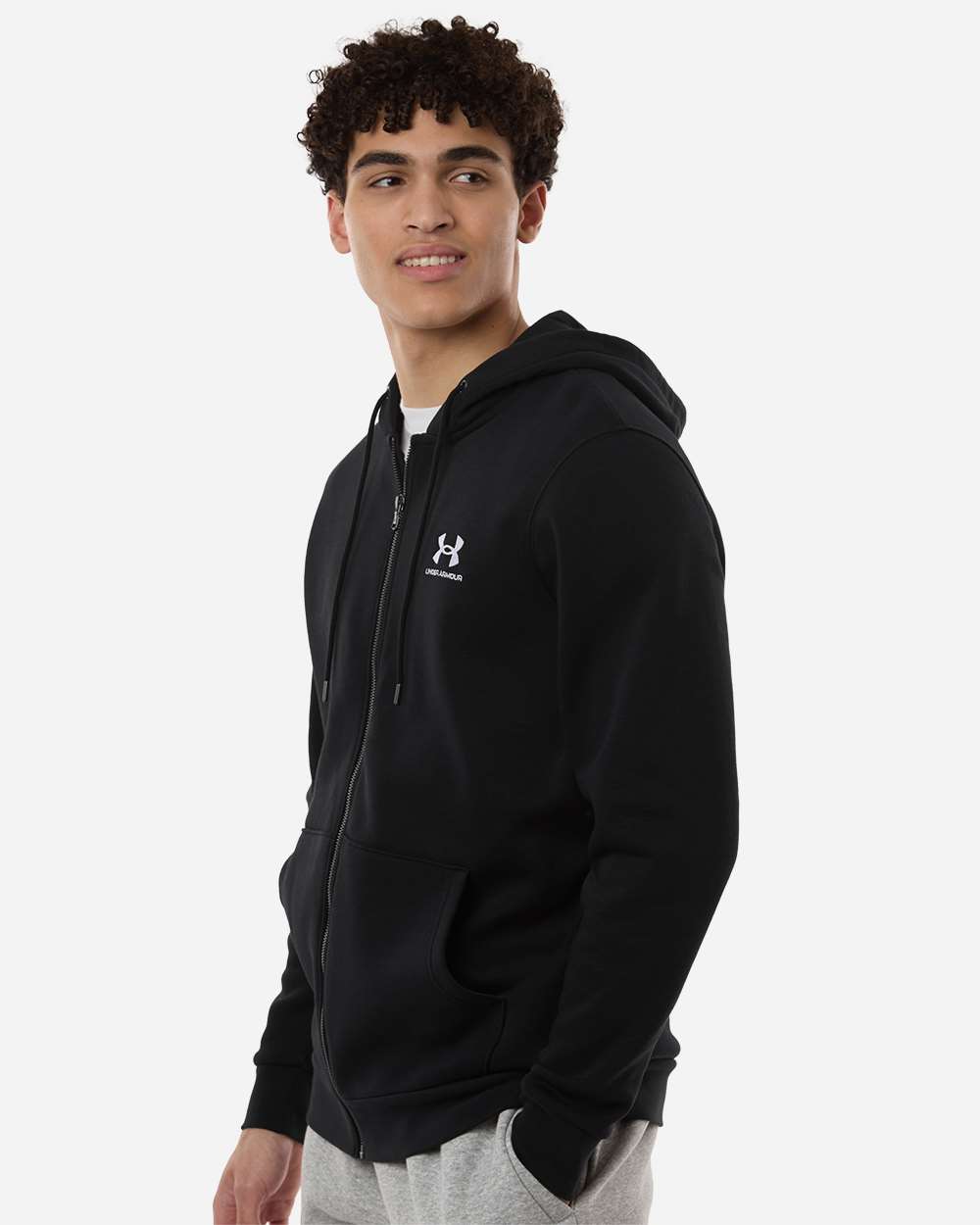 Sudadera con capucha y cremallera completa Icon para hombre | 1373881