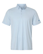 Adidas A2026 Men's Ultimate365 Pencil Stripe Climacool Polo - Crystal Sky/ Lucid Ray Blue
