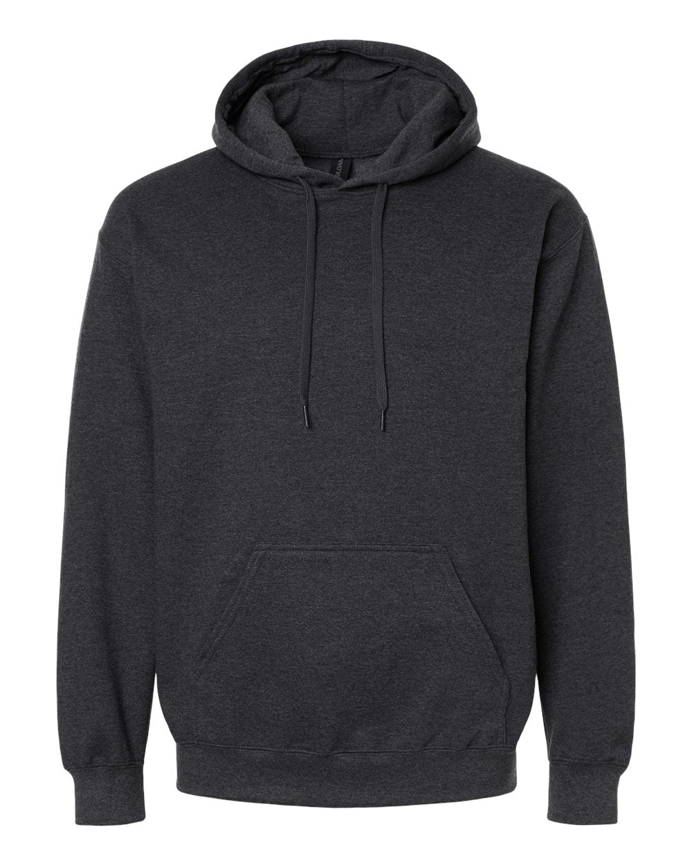 Gildan SF500 Unisex Softstyle Midweight Hooded Sweatshirt - Heather Black