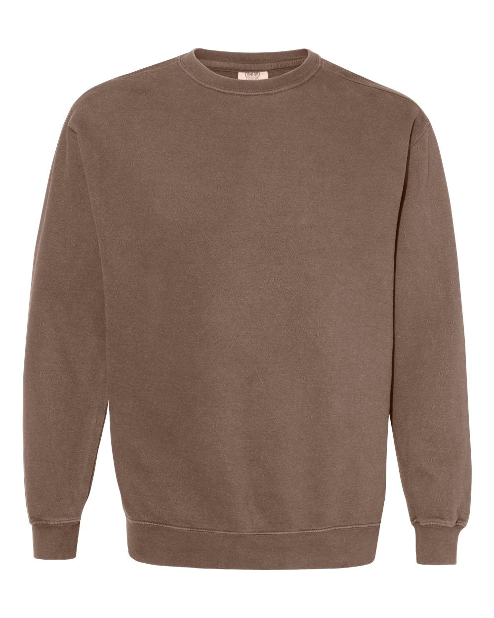 Comfort Colors 1566 Unisex Garment-Dyed Crewneck Sweatshirt - Espresso
