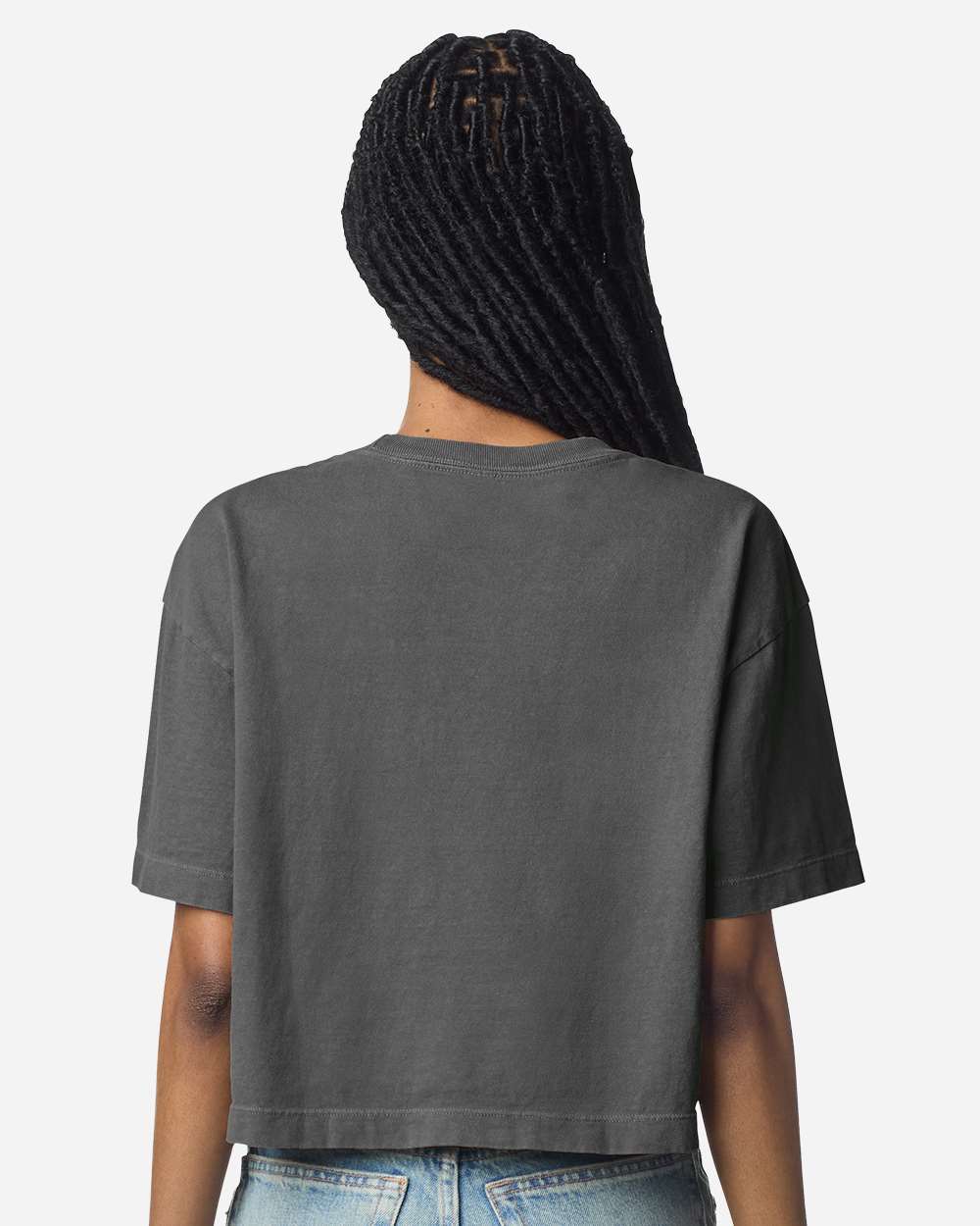 Women's Garment-Dyed Heavyweight Cropped Tee | 1302GD